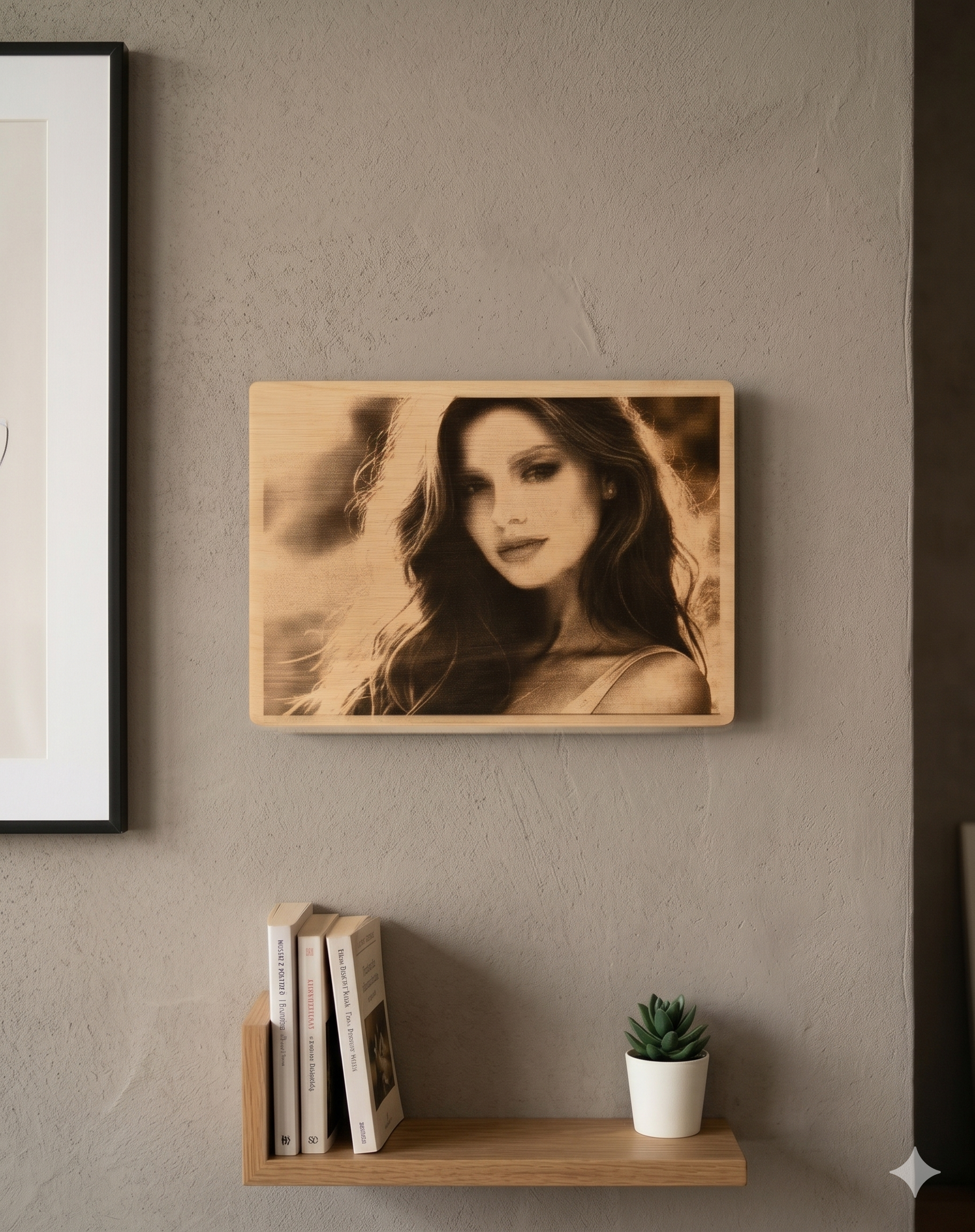 Foto op Hout – Persoonlijke Lasergravure