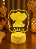 Gepersonaliseerde LED Lamp met Naam voor Kinderen – Dieren Nachtlampje