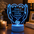 Gepersonaliseerde Kleine LED Lamp Hart
